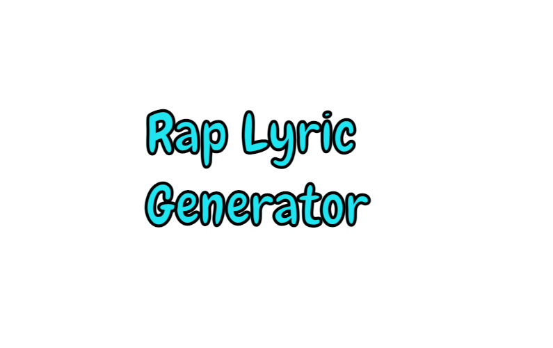 rap_lyric_generator